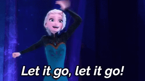 Elsa letting it go